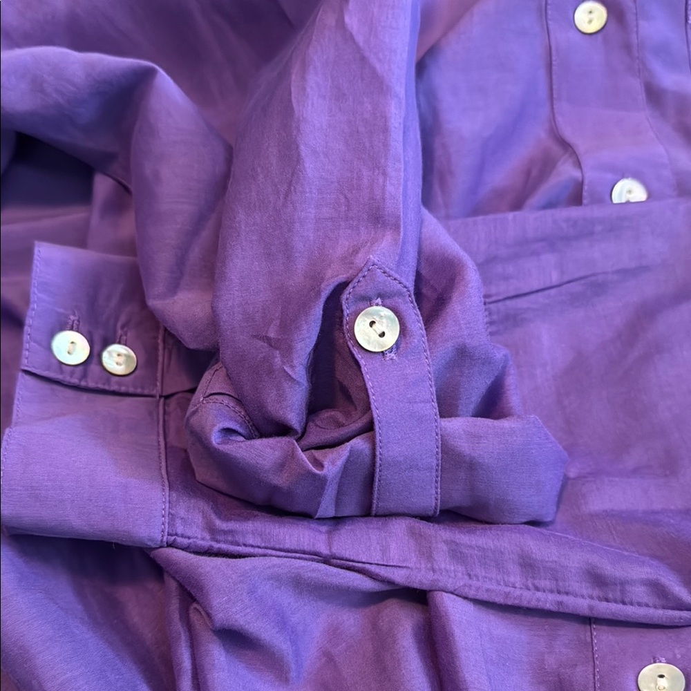 J. Jill Vibrant Purple Shirt - Picture 5 of 6